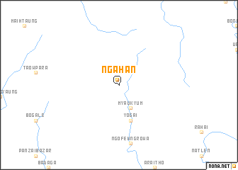 map of Ngahan