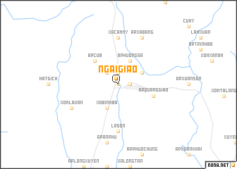 map of Ngải Giao