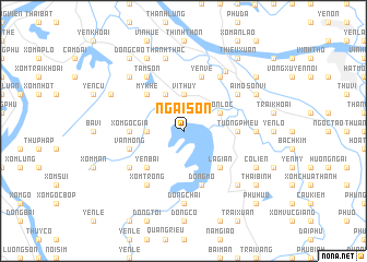 map of Ngải Sơn
