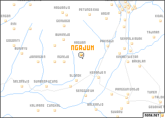 map of Ngajum