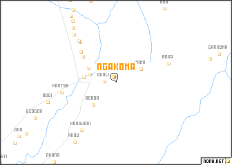 map of Ngakoma