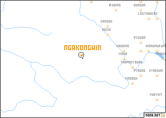 map of Ngakongwin