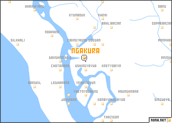 map of Ngakura