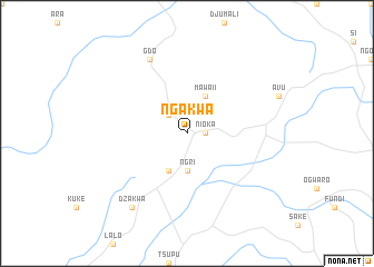 map of Ngakwa