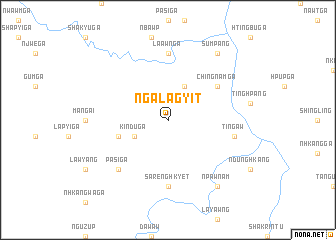 map of Ngalagyit