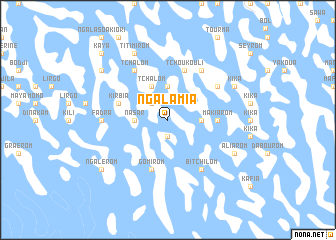 map of Ngalamia