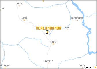 map of Ngalamwamba