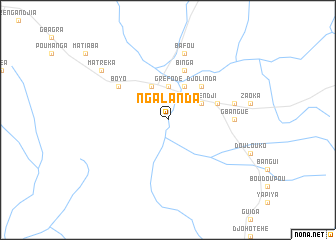 map of Ngalanda