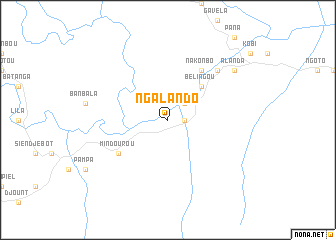 map of Ngalando