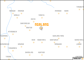 map of Ngalang