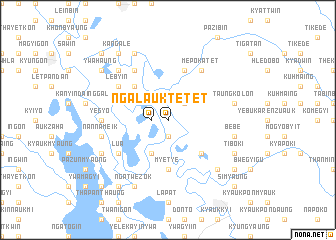 map of Ngalauktet