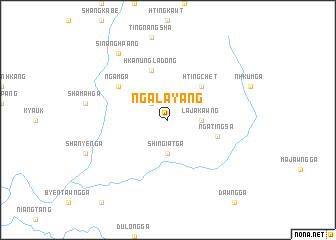 map of Ngalayang