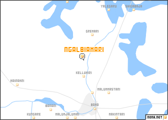 map of Ngalbiamari