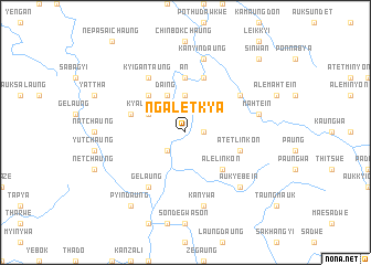 map of Ngaletkya