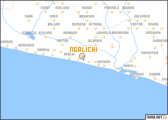 map of Ngalichi