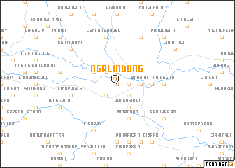 map of Ngalindung