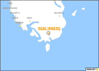 map of Ngalipaeng