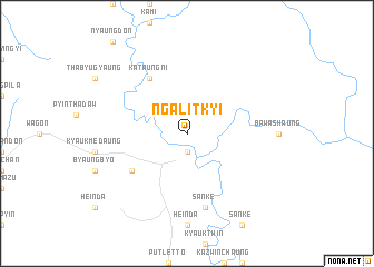 map of Ngalitkyi