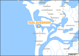 map of Ngalou Sam Sam