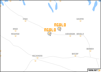 map of Ngalo