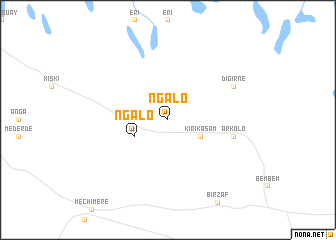map of Ngalo