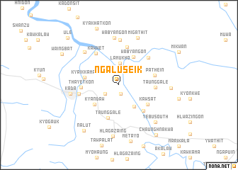 map of Ngaluseik