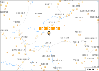 map of Ngamanbou