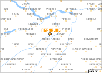 map of Ngamaung