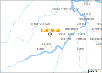 map of Ngamaw Ga