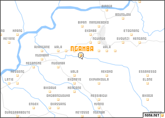 map of Ngamba