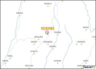 map of Ngambé