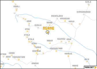 map of Ngamé