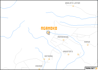 map of Ngamoko