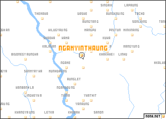 map of Ngamyinthaung