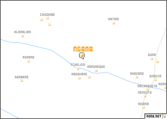map of NʼGana