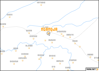 map of Ngandja