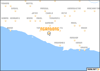 map of Ngandong