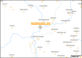 map of Ngandoulou