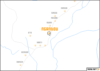 map of Ngandou