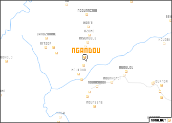 map of Ngandou