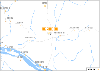 map of Ngandou