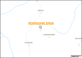 map of Ngandu-Kalonda