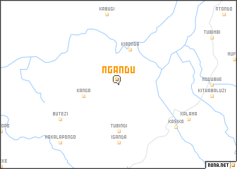 map of Ngandu