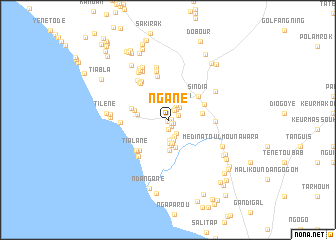 map of Ngane