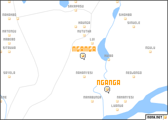 map of Nganga