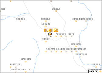 map of Ngʼangu