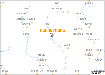 map of Ngangyaung