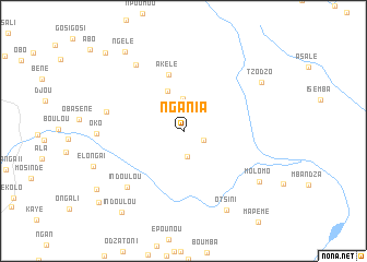 map of Ngania