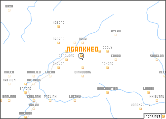 map of Ngan Kheo
