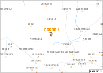 map of Nganou